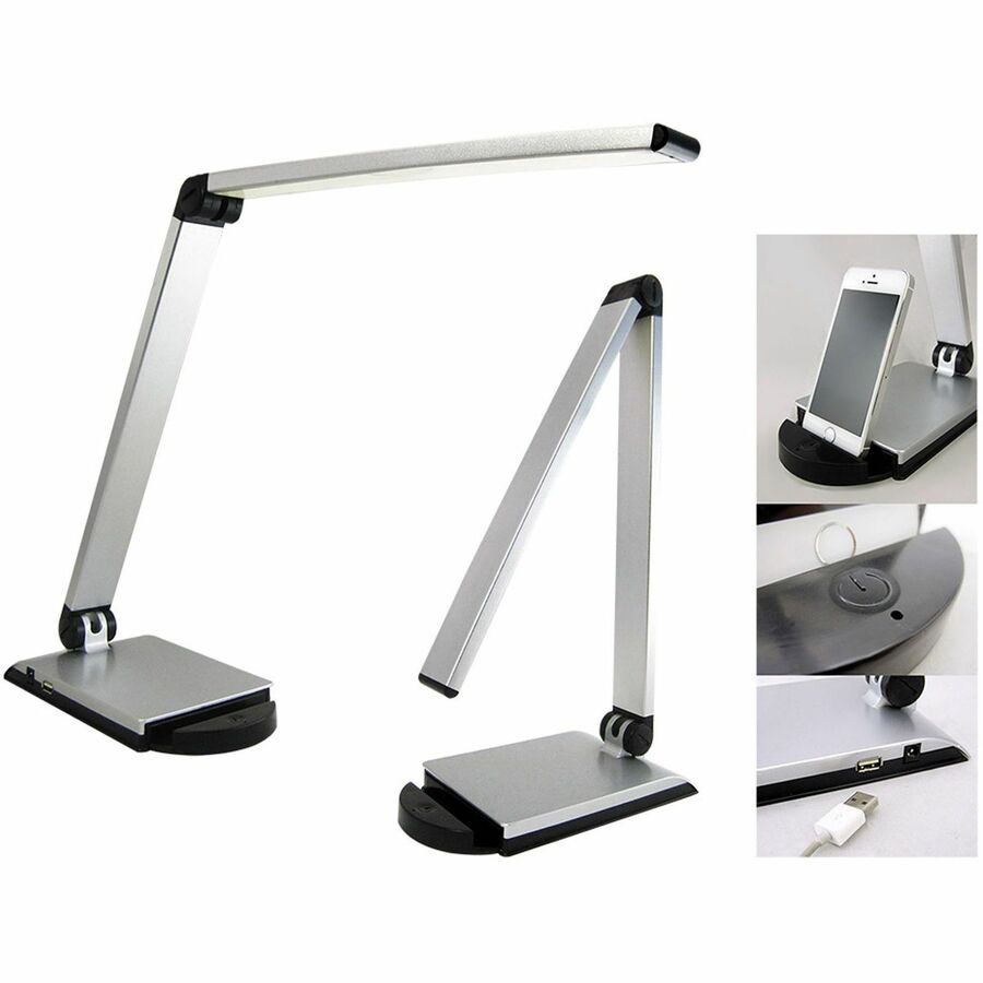 Lorell Smart Device Slot/USB Task Light - 13201