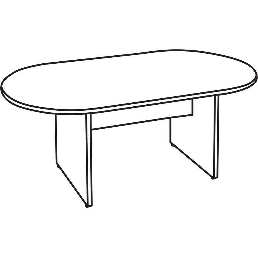 Lorell Chateau Series 8' Oval Conference Tabletop - 34342