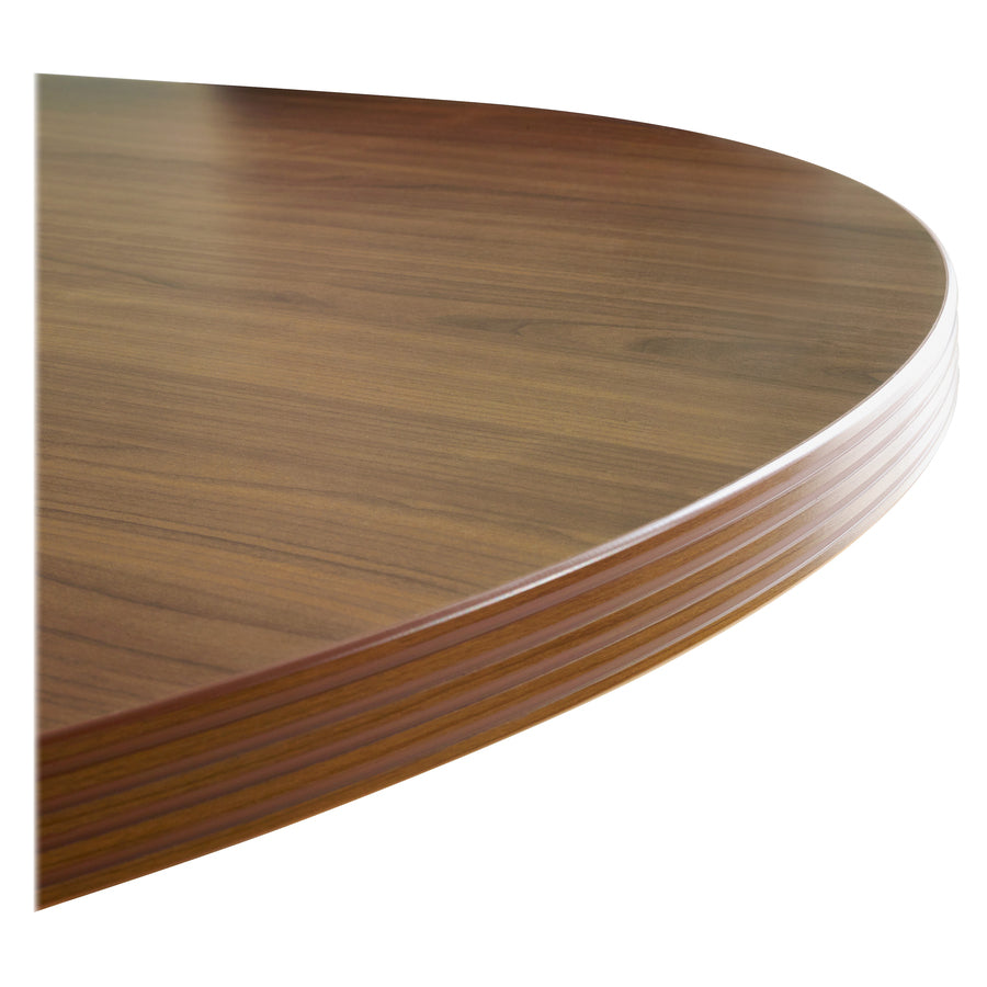 Lorell Chateau Series Walnut 8' Oval Conference Tabletop - 34343