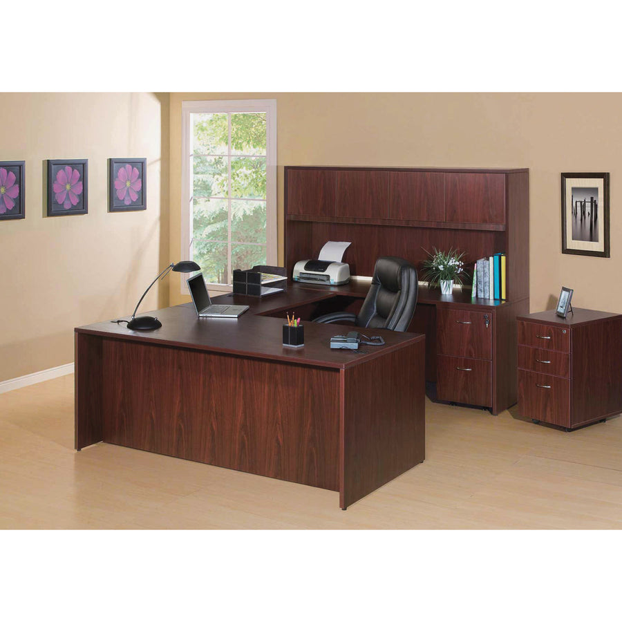 Lorell Essentials Right Peninsula Desk Box 1 of 2 - 59550