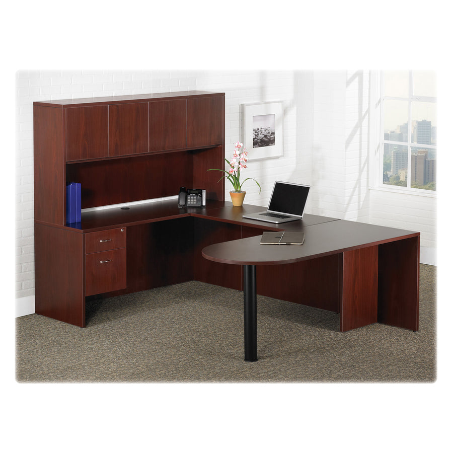 Lorell Essentials Right Peninsula Desk Box 1 of 2 - 59550