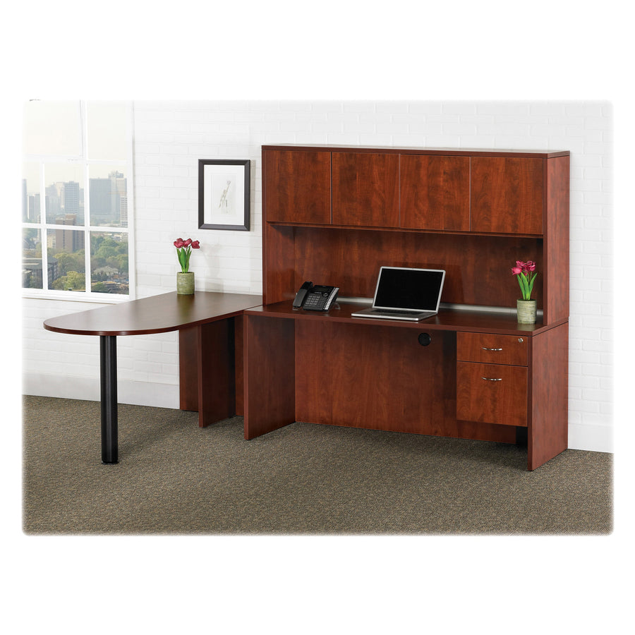 Lorell Essentials Right Peninsula Desk Box 1 of 2 - 59550