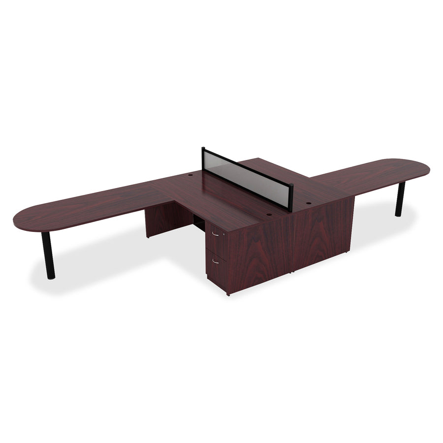 Lorell Essentials Right Peninsula Desk Box 1 of 2 - 59550