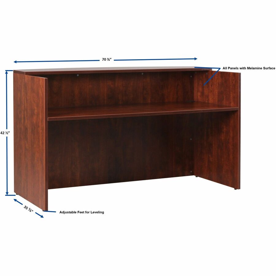 Lorell Essentials Series Front Reception Desk - 59581