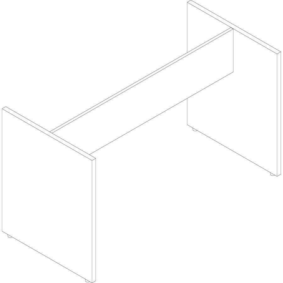 Lorell Essentials 8' Conference Table Base - 69995