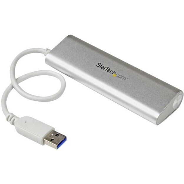 StarTech.com 4-Port USB Hub, USB A to 4x USB-A Ports, USB 5Gbps, Bus-Powered, Portable Laptop USB 3.0 Hub - ST43004UA