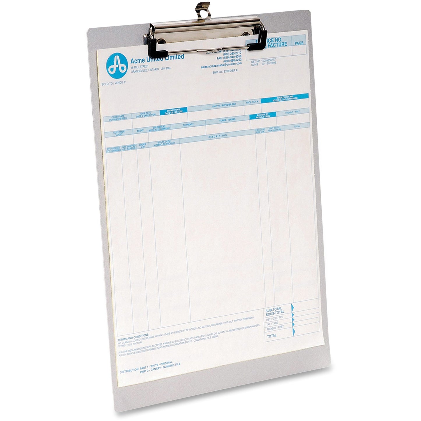 Westcott Letter Size Aluminum Clipboard