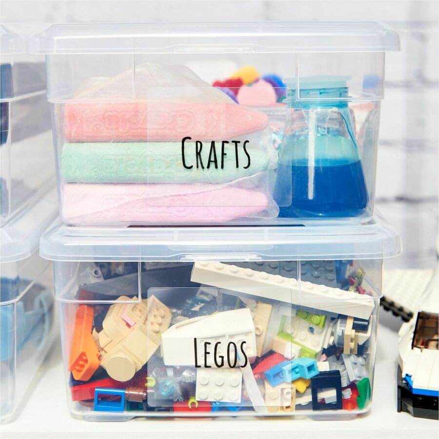 Avery® Rectangle Clear Labels with Easy Peel®3-1/3" x 4" , for Laser/Inkjet Printers - 7664