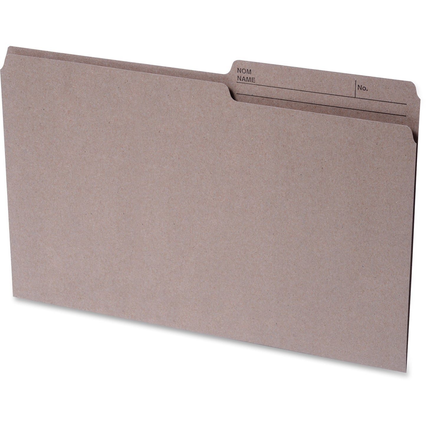 Continental 1/2 Tab Cut Legal Recycled Top Tab File Folder