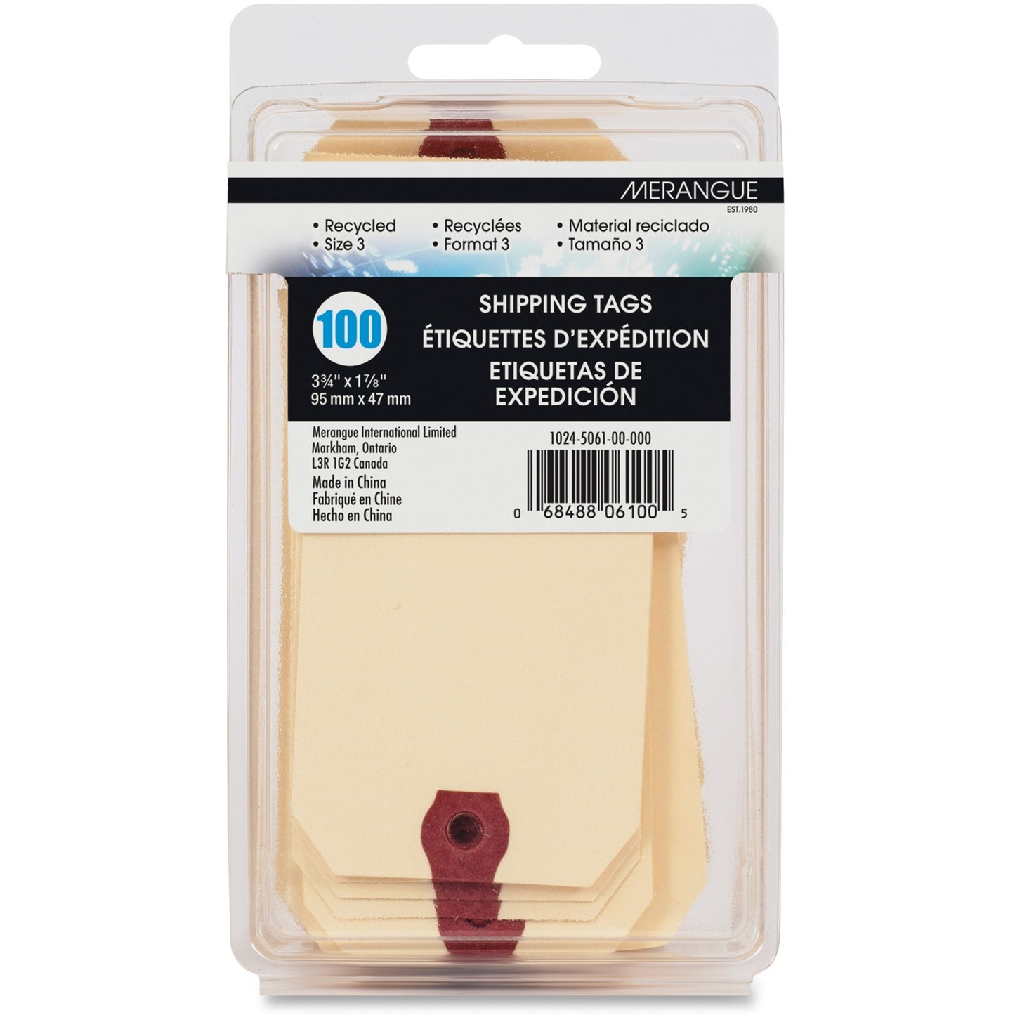 Merangue 10245061 Shipping Tag