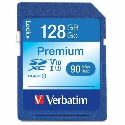 Verbatim 128GB Premium SDXC Memory Card, UHS-I V10 U1 Class 10