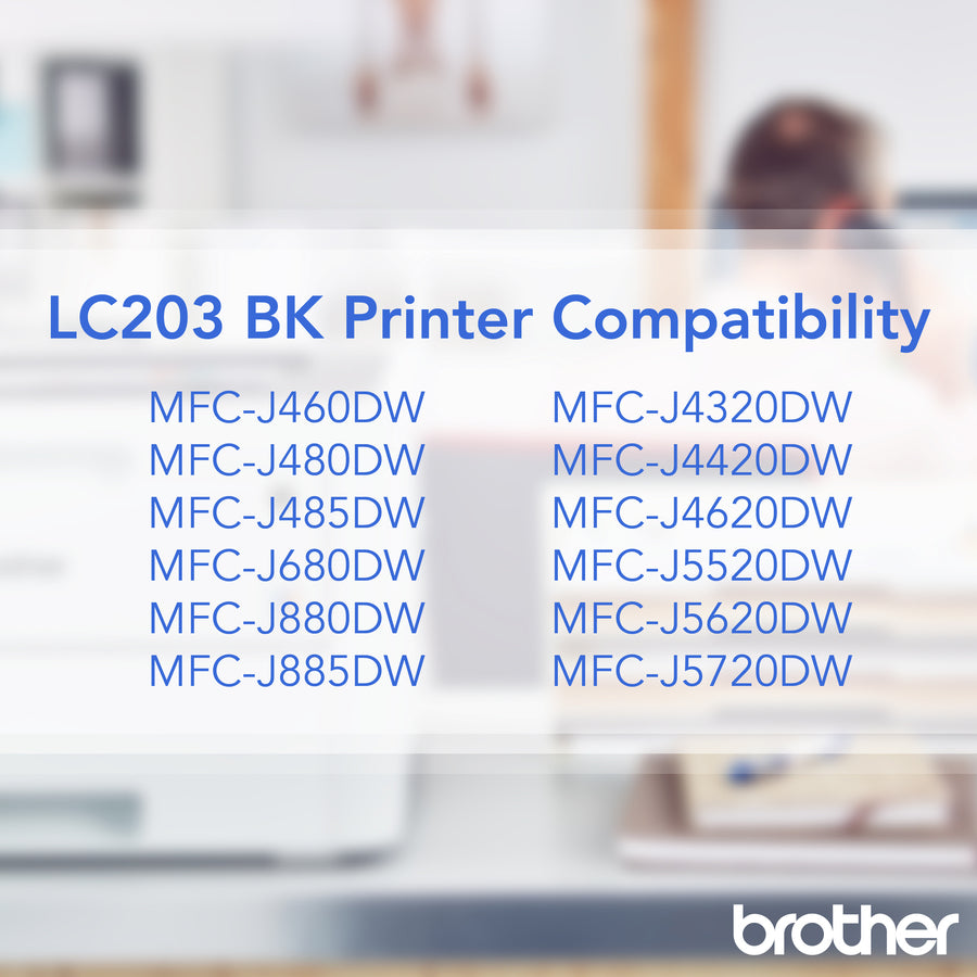 Brother Innobella LC2032PKS Original High Yield Inkjet Ink Cartridge - Black - 2 / Pack - LC2032PKS
