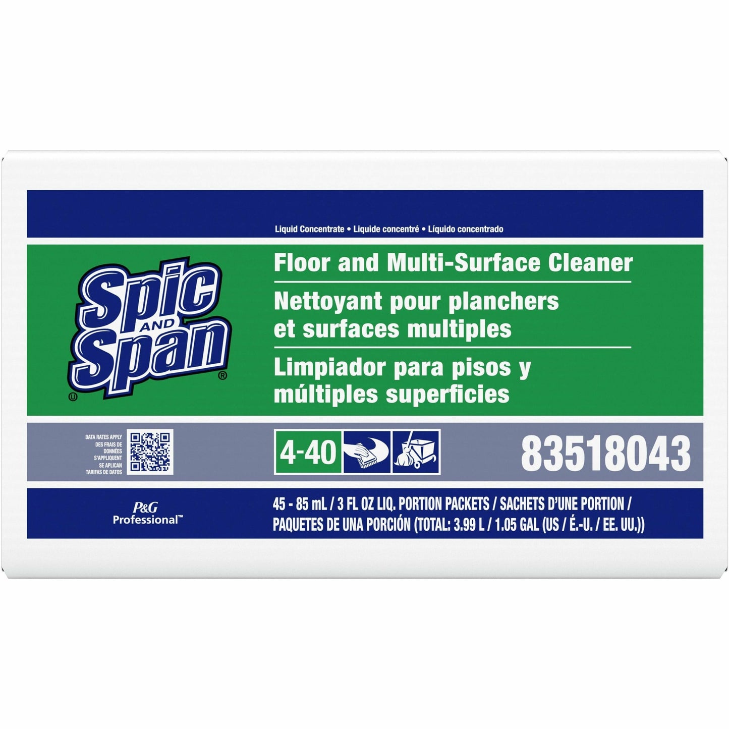 Spic and Span 02011 Floor Cleaner