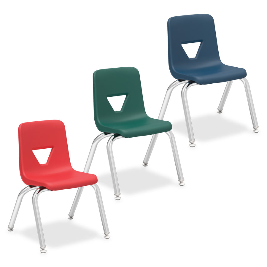 Lorell 12" Seat-height Stacking Student Chair - 99882