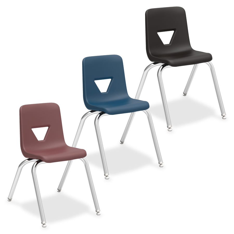 Lorell 16" Seat-height Student Stack Chairs - 99887
