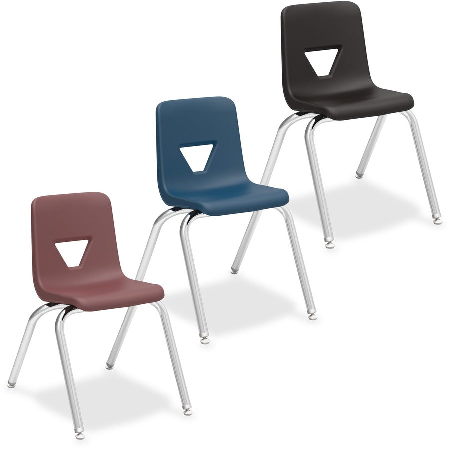 Lorell 16" Seat-height Stacking Student Chairs - 99889