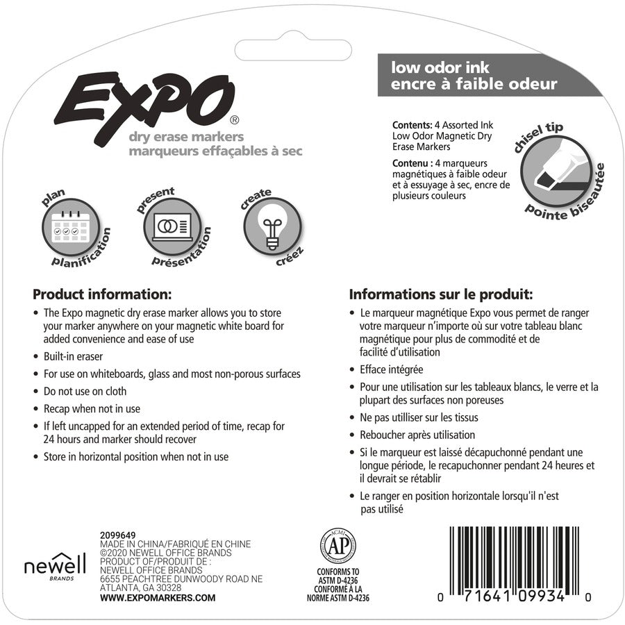 Expo Eraser Cap Magnetic Dry Erase Marker Set - 1944728