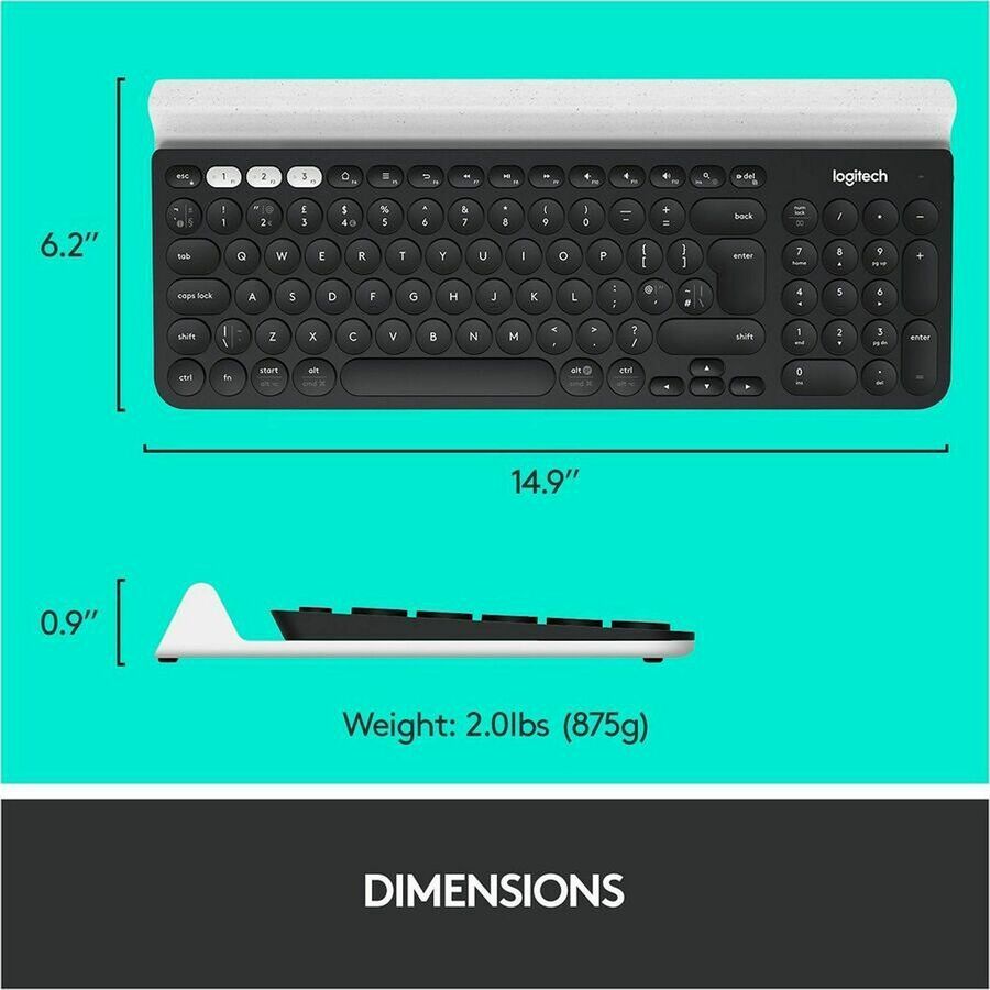 Logitech K780 Multi-Device Wireless Keyboard - 920-008149
