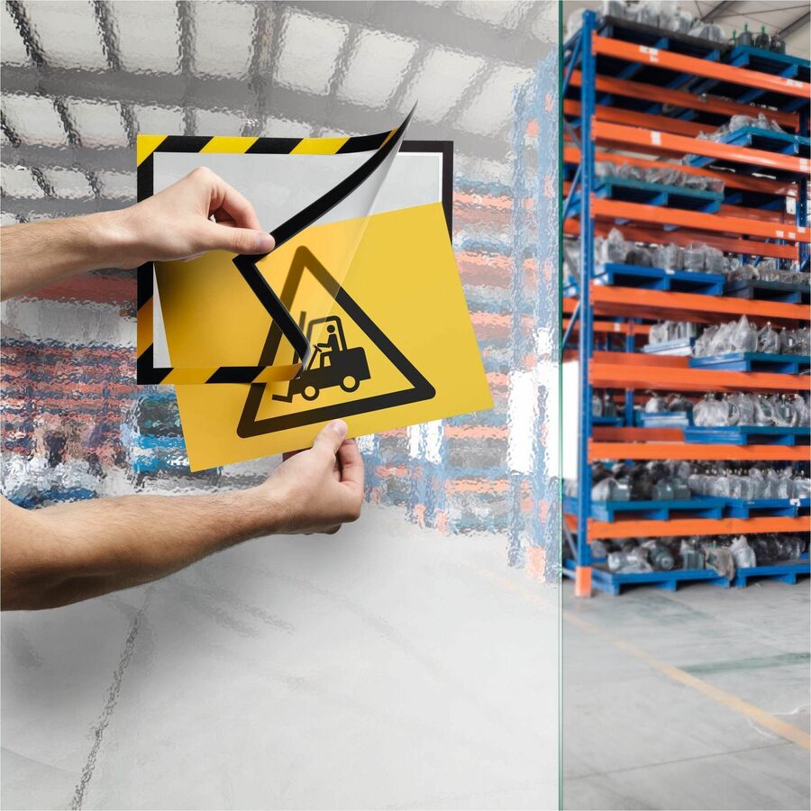 DURABLE DURAFRAME Twin-Color Border Self-Adhesive Document Frame - 2/Pack - 4770130