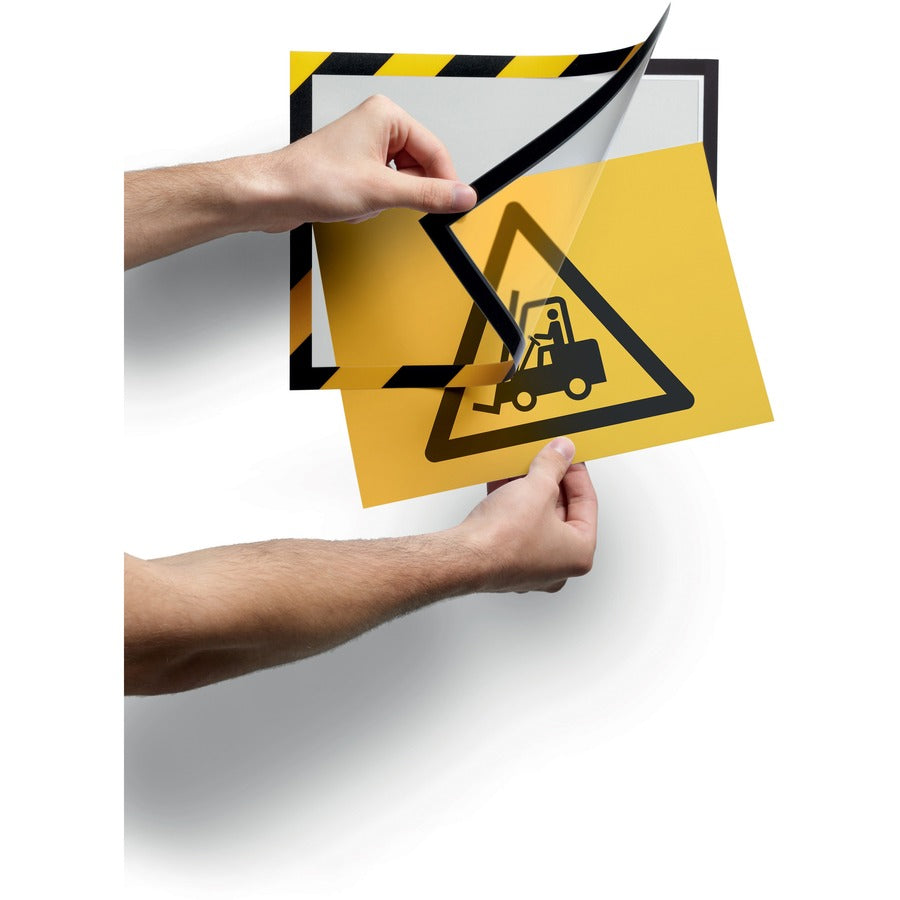 DURABLE Twin-color Border Self Adhesive Security Frame - 4770130