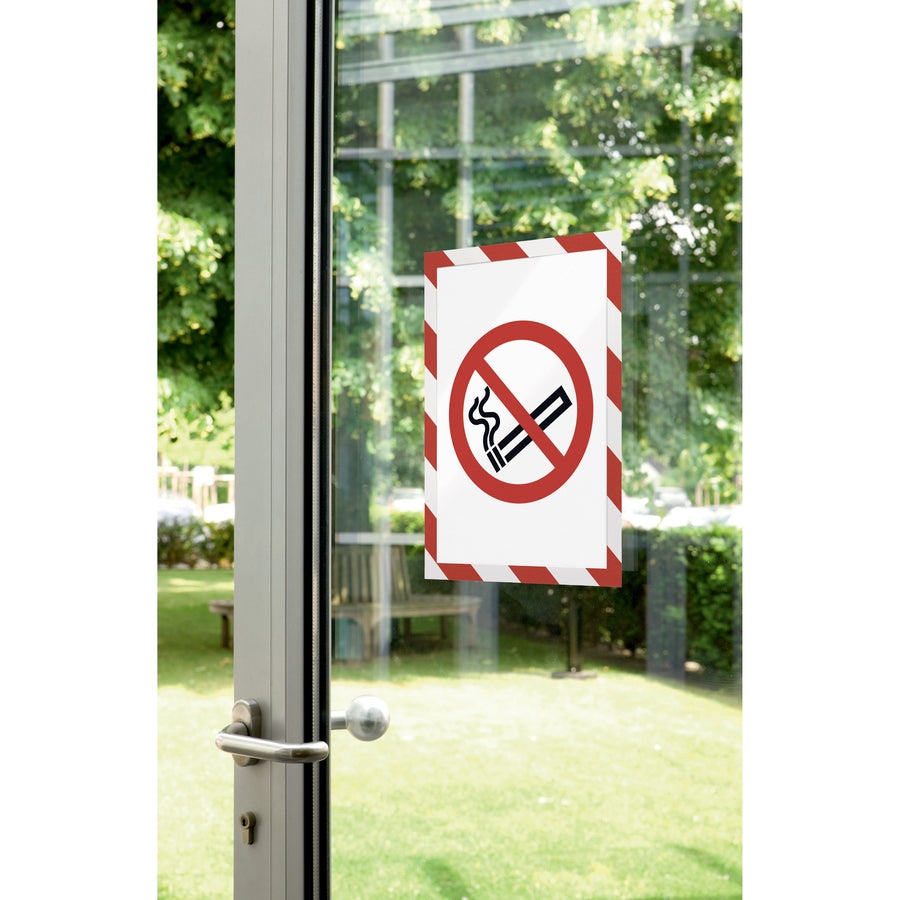 DURABLE Twin-color Border Self-adhesive Security Frame - 4770132