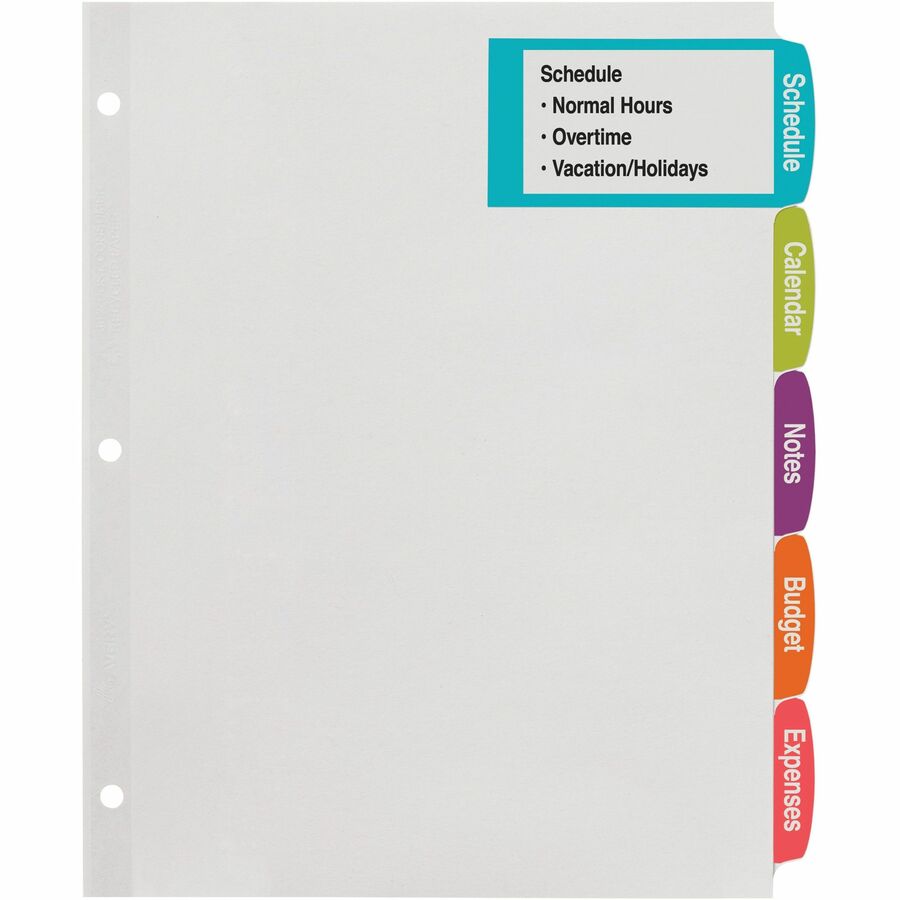 Avery® Big Tab Tab Divider - 14440