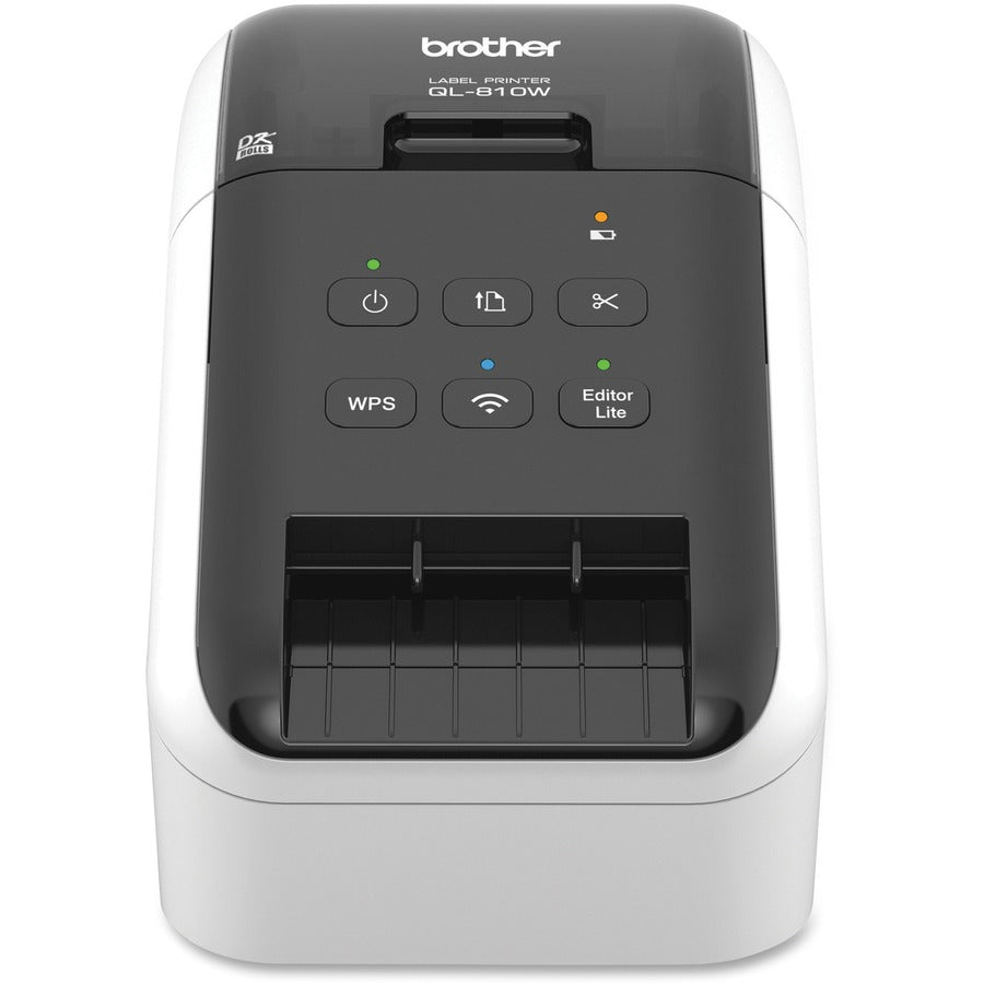 Brother QL810W Direct Thermal Printer - Monochrome - Label Print - USB - Wireless LAN - QL810W