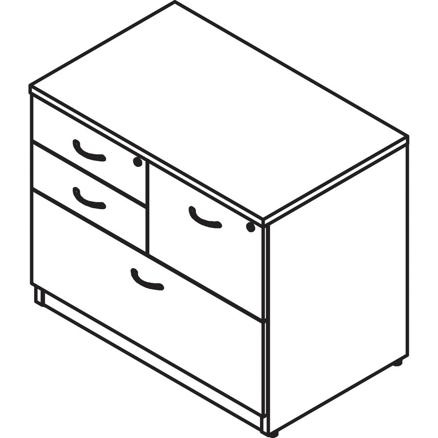 Lorell Essentials Series Box/Box/File Lateral File - 69542