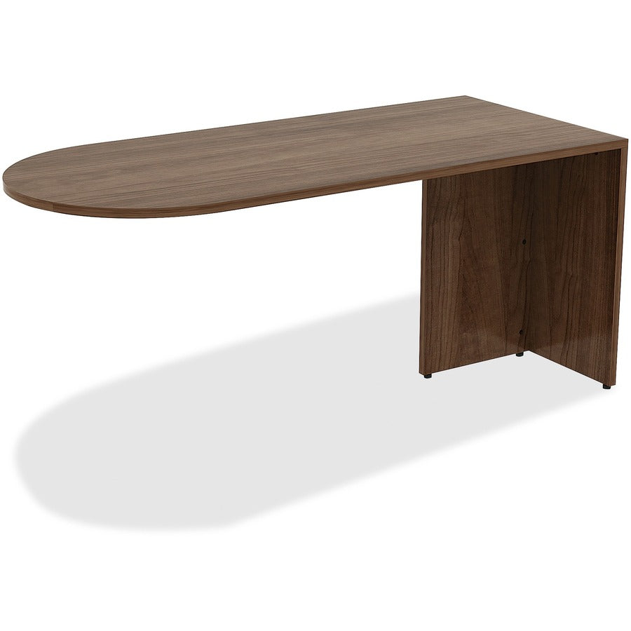Lorell Essentials Series Peninsula Desk Box 1 of 2 - 69959