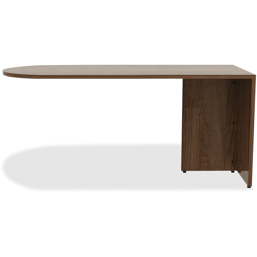 Lorell Essentials Series Peninsula Desk Box 1 of 2 - 69959