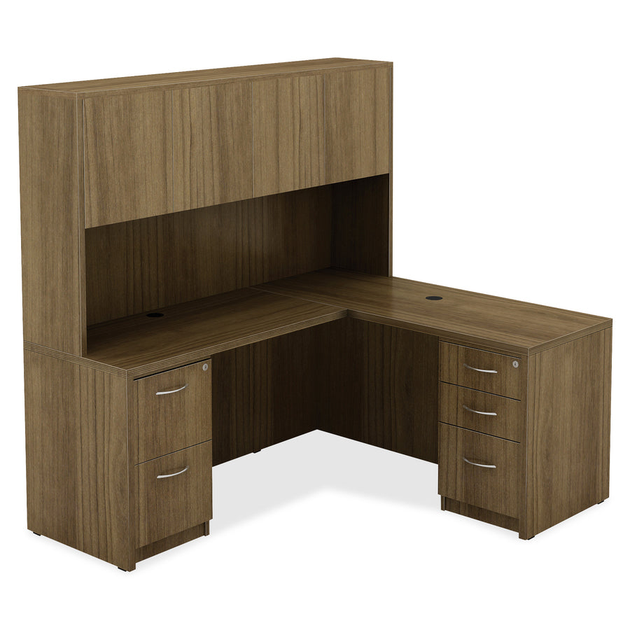 Lorell Essentials Series Peninsula Desk Box 1 of 2 - 69959