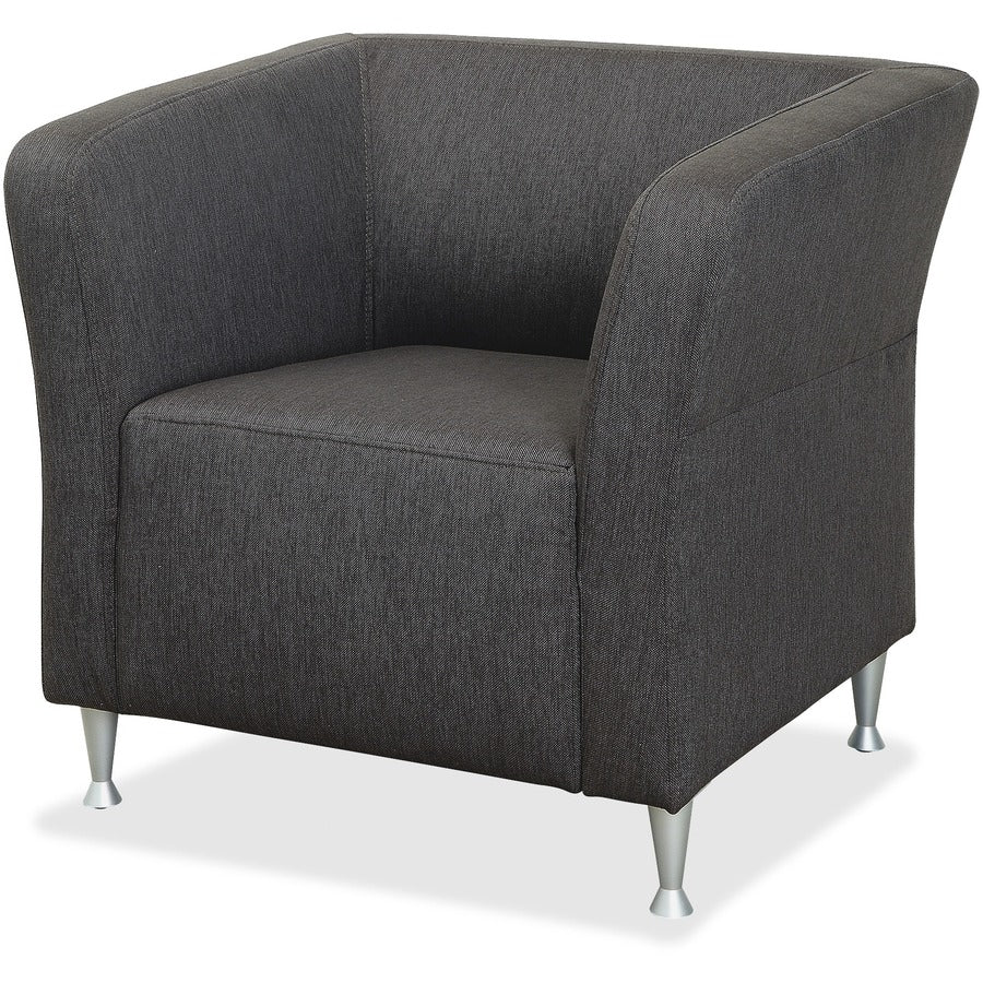 Lorell Fuze Modular Series Square Lounge Chair - 86910