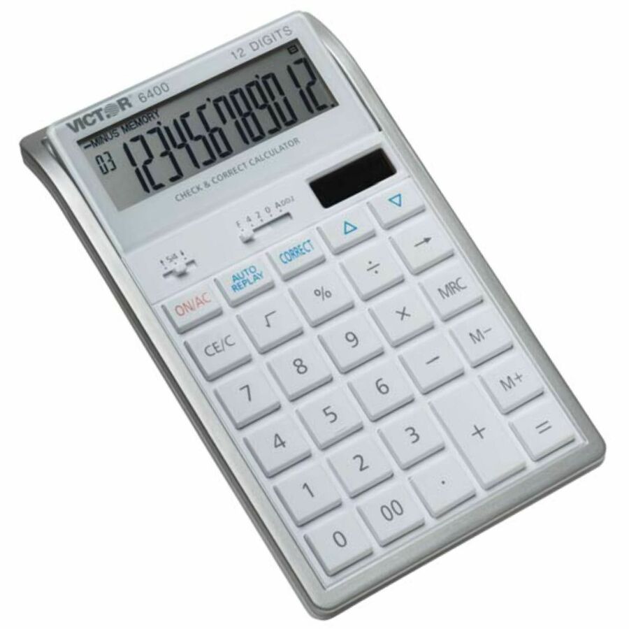 Victor 12-Digit Check and Correct Desk Calculator - 6400