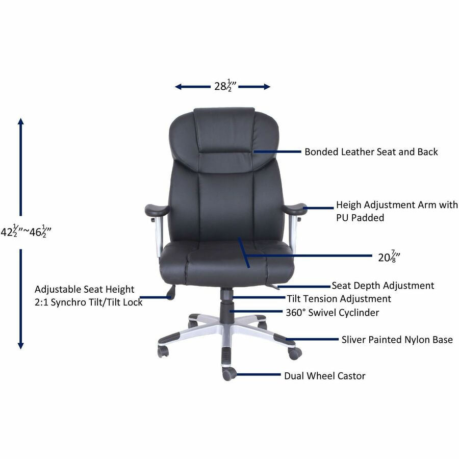 Lorell Executive High-back Chair - 83308