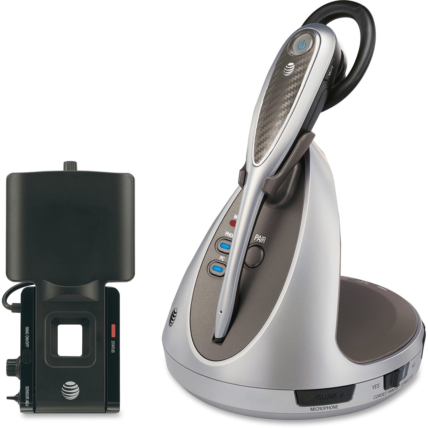 AT&T DECT 6.0 Cordless Headset with Softphone Call Manager and Handset Lifter