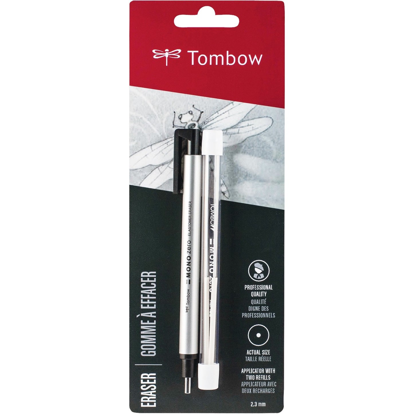 Tombow MONO Zero Round Eraser + Refill Value Pack