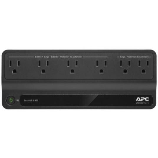 APC Back-UPS 450VA, 120V, 6 NEMA outlets (2 surge) - BN450M-CA