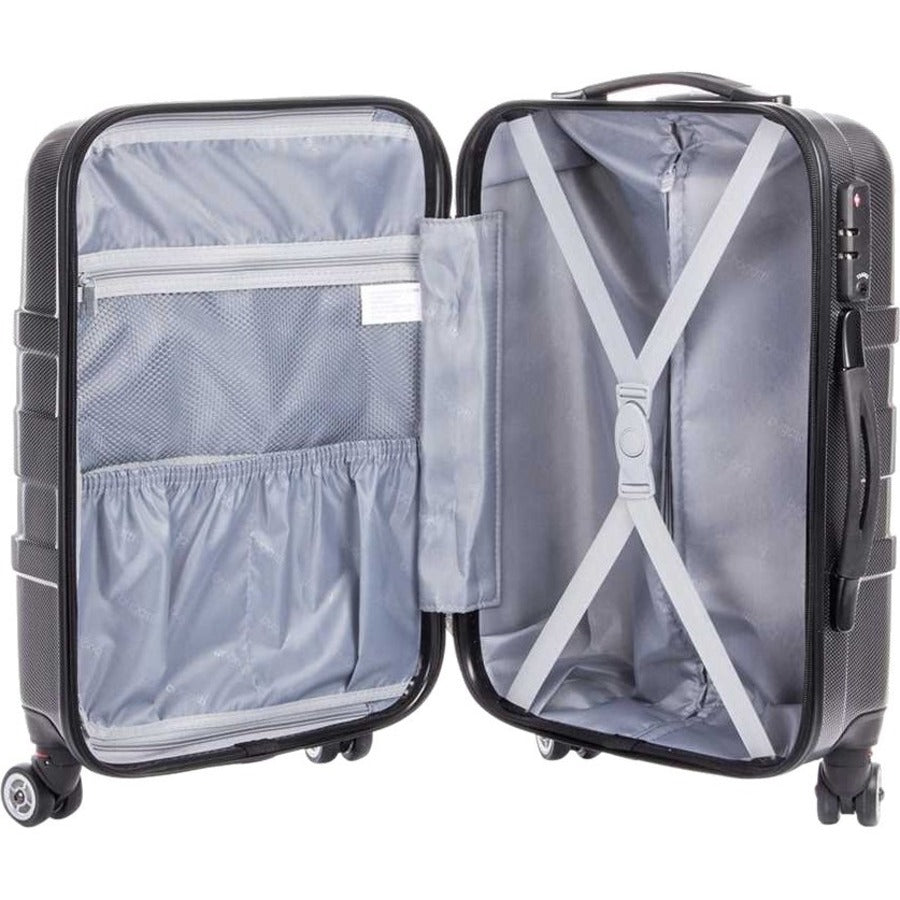 bugatti Travel/Luggage Case (Roller) Travel Essential - Black - HLG1601-Black