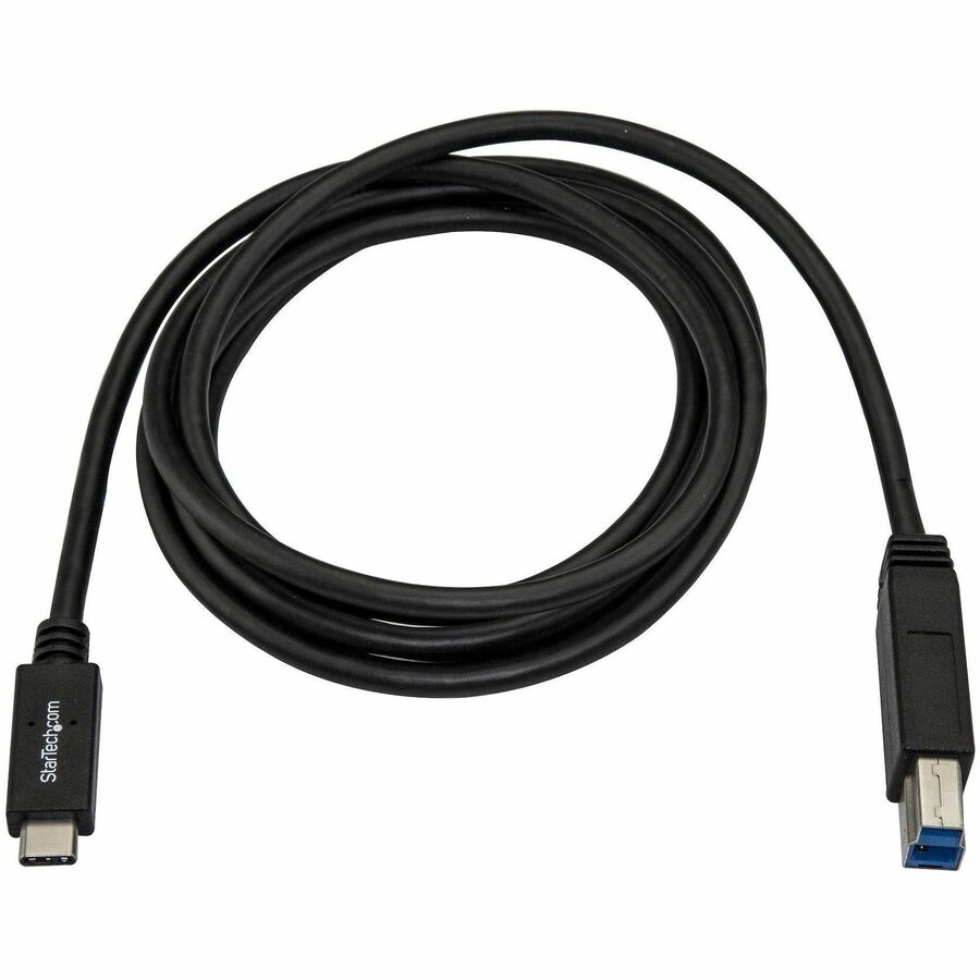 StarTech.com 2m 6 ft USB C to USB B Printer Cable - M/M - USB 3.0 (5Gbps) USB B Cable - USB C to USB B Cable - USB Type C to Type B Cable - USB315CB2M