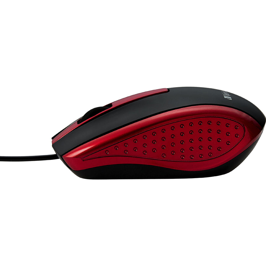 Verbatim Corded Notebook Optical Mouse - White - 99742