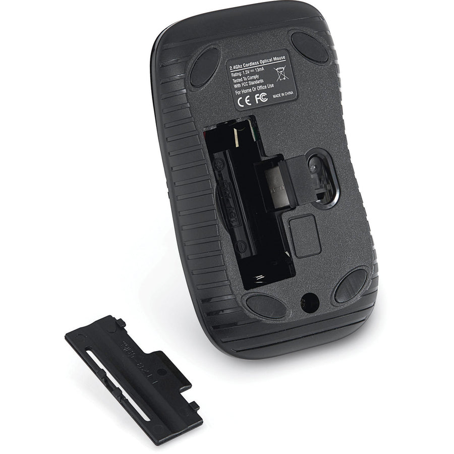 Verbatim Wireless Notebook Optical Mouse, Commuter Series - Matte Black - 99765