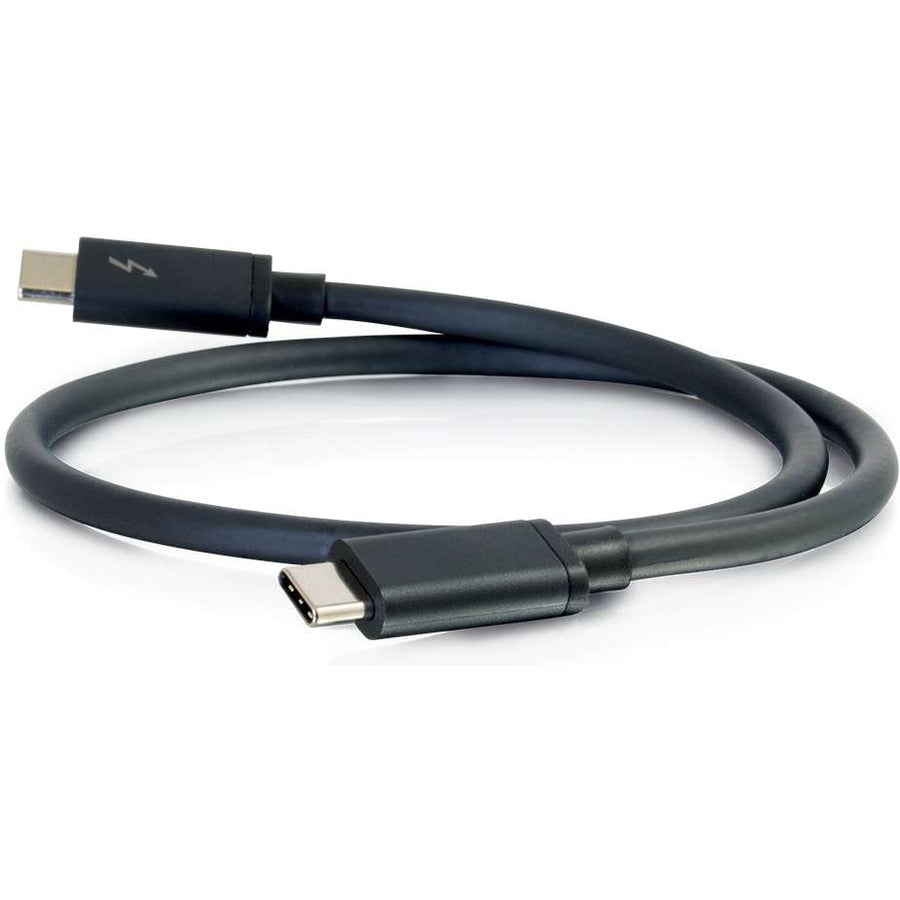 C2G 3ft Thunderbolt 3 USB C Cable - 20Gbps - 100W - Black - M/M - 28841