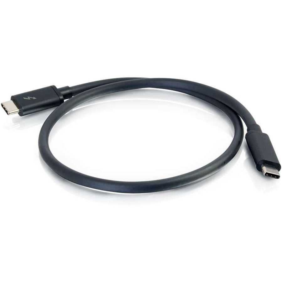 C2G 3ft Thunderbolt 3 USB C Cable - 20Gbps - 100W - Black - M/M - 28841