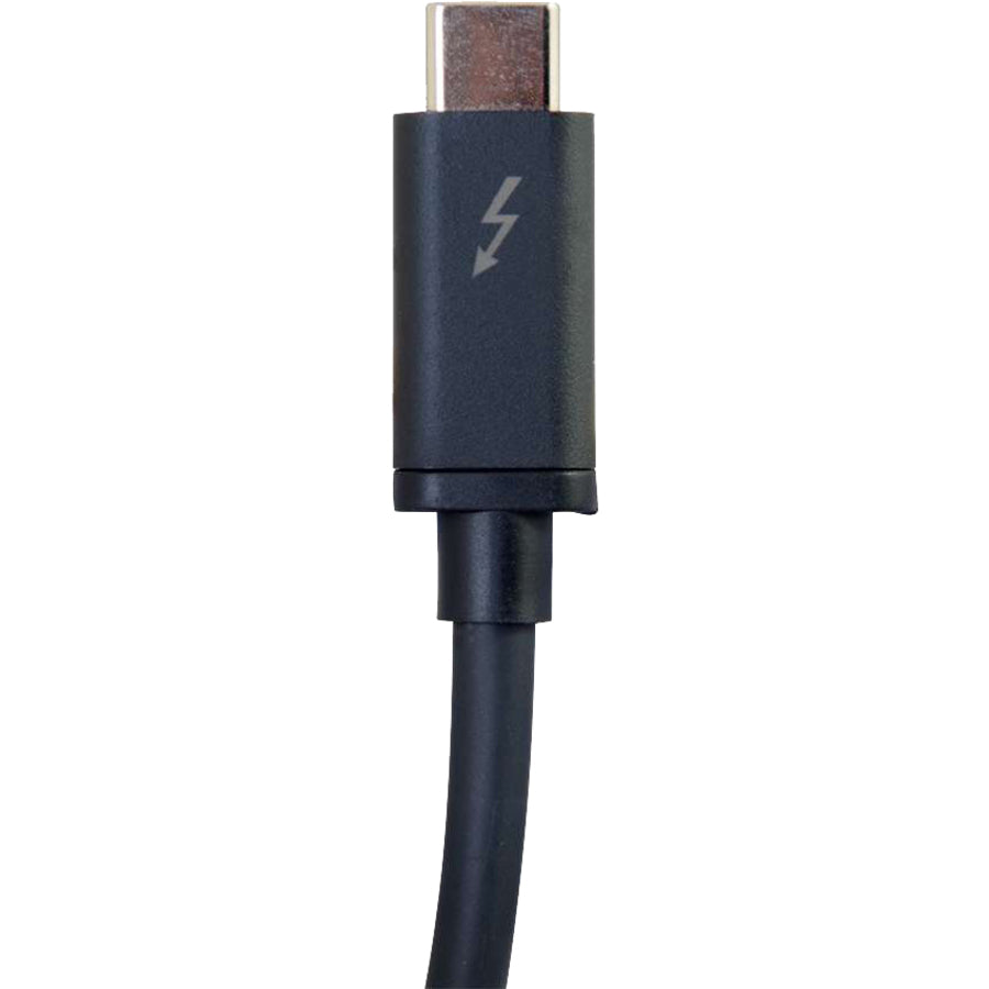 C2G 3ft Thunderbolt 3 USB C Cable - 20Gbps - 100W - Black - M/M - 28841