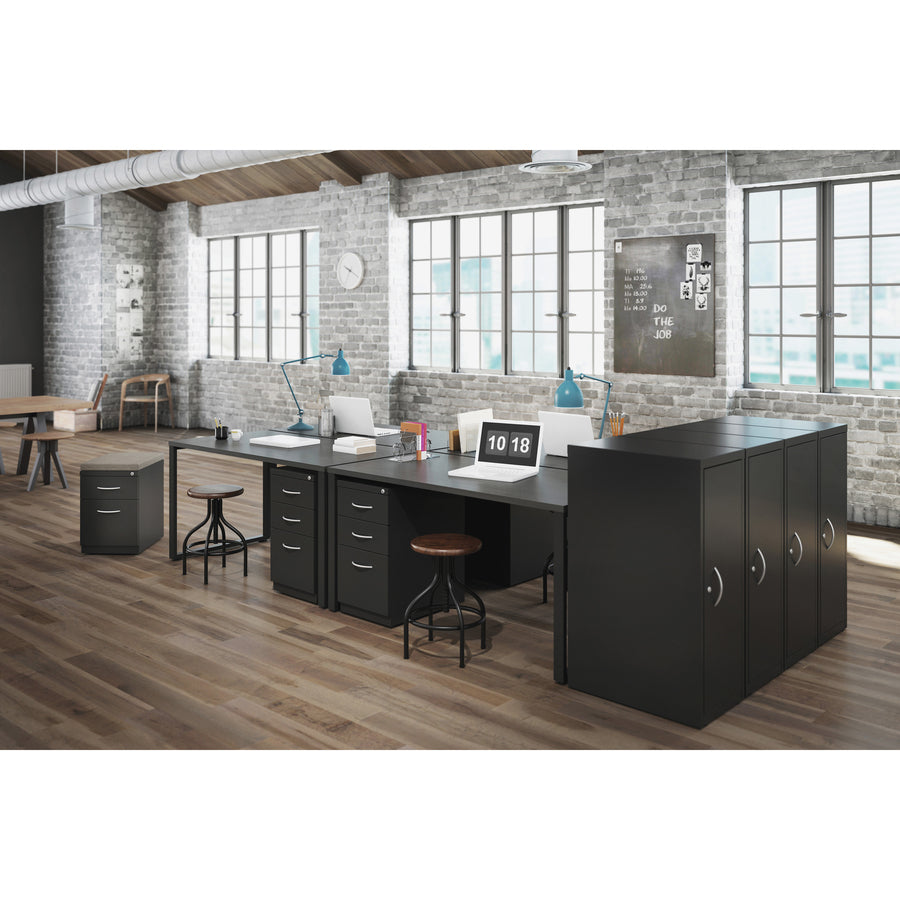 Lorell Open Desking System Single Tower - 59670