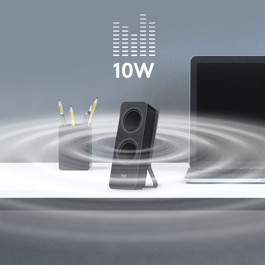 Logitech Z207 Bluetooth Speaker System - 5 W RMS - Black - 980-001294