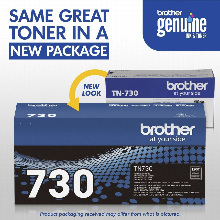Brother TN-730 Original Toner Cartridge - Black - TN-730