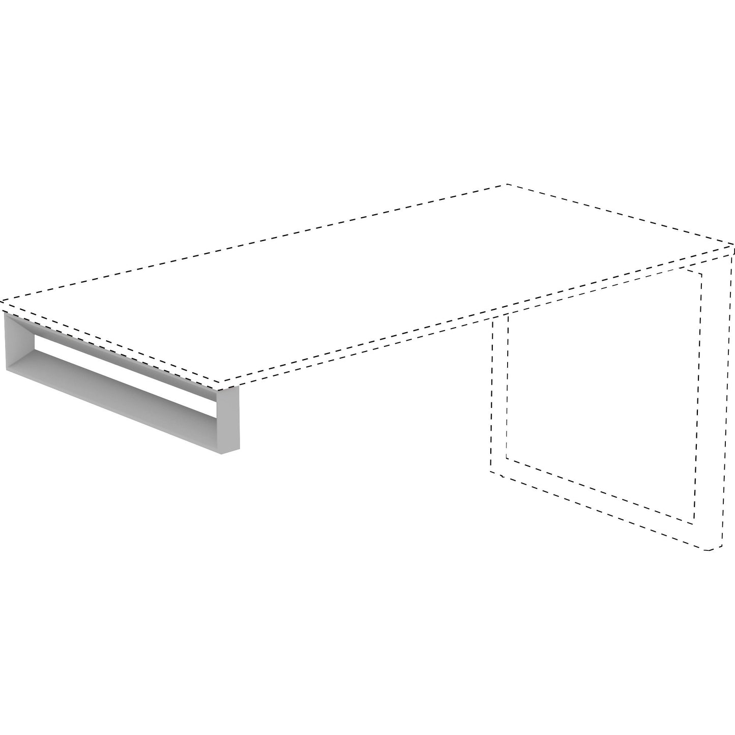 Lorell Relevance Series Short Side Leg Frame