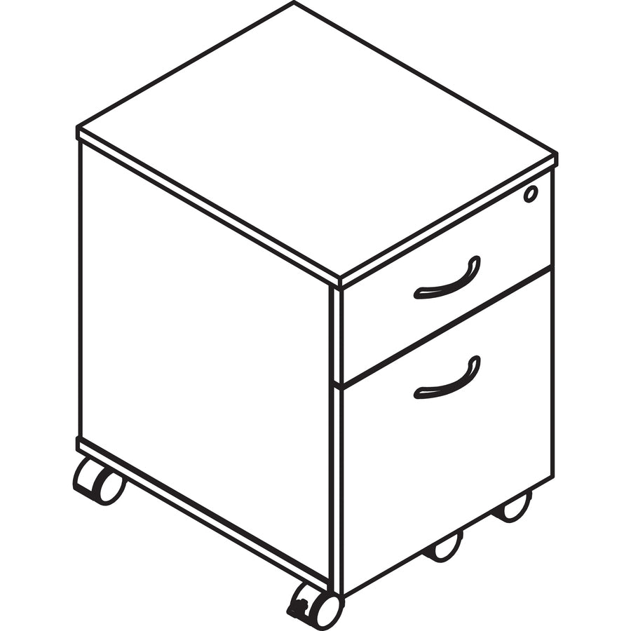 Lorell Relevance Series 2-Drawer File Cabinet - 16217