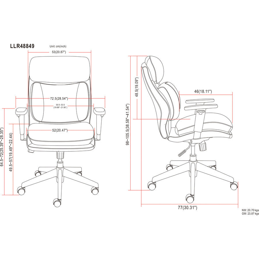Lorell InCite Task Chair - 48849